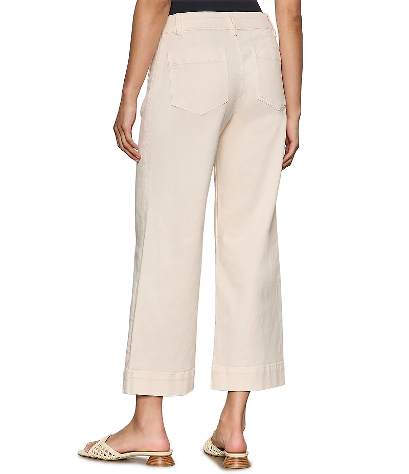 Sanctuary The Marine Comfort Stretch Cropped Wide Leg Jeans