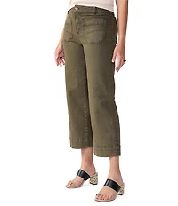 Sanctuary The Marine Comfort Stretch Cropped Wide Leg Jeans