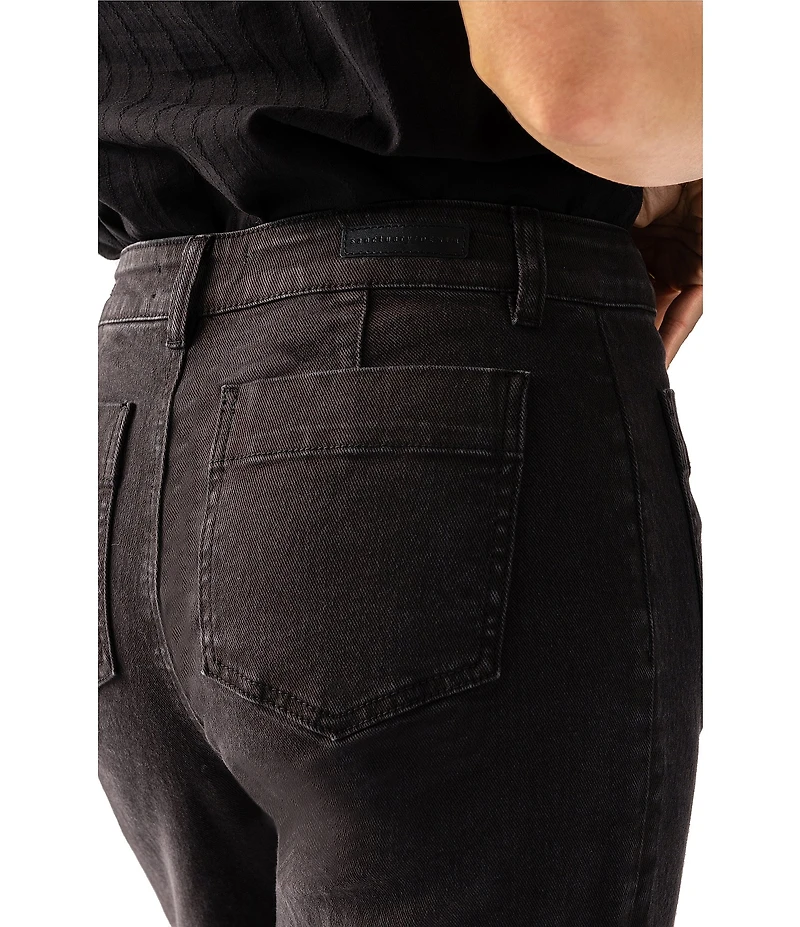 Sanctuary The Marine Comfort Stretch Cropped Wide Leg Jeans