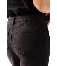Sanctuary The Marine Comfort Stretch Cropped Wide Leg Jeans