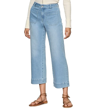Sanctuary The Marine Cropped Wide Leg Jeans