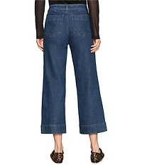 Sanctuary The Marine Cropped Wide Leg Jeans