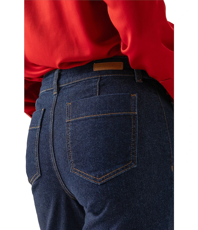Sanctuary The Marine Denim Wide Leg Cropped Jeans