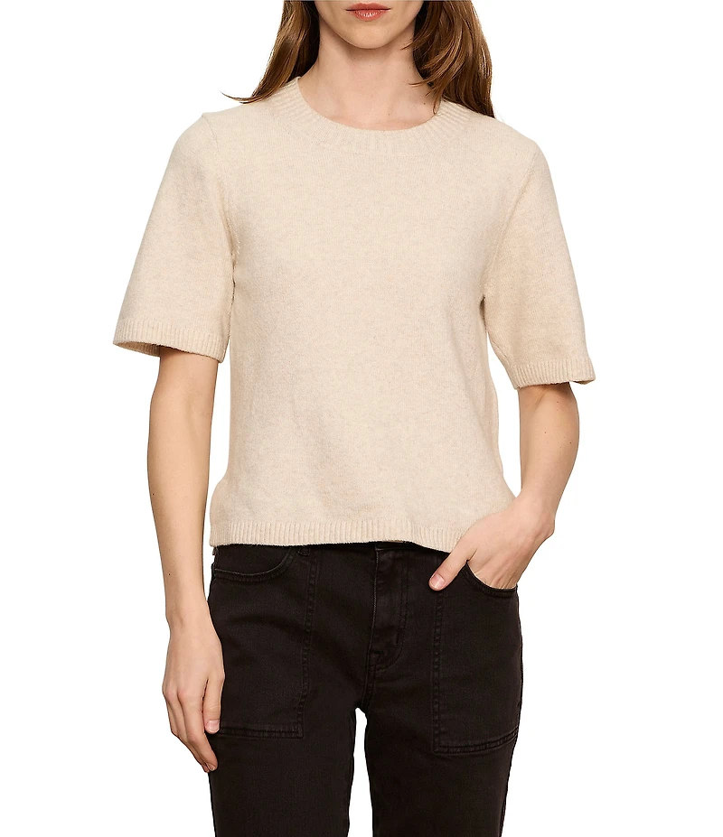 Sanctuary The Perfect Crew Neck Short Sleeve Sweater Top