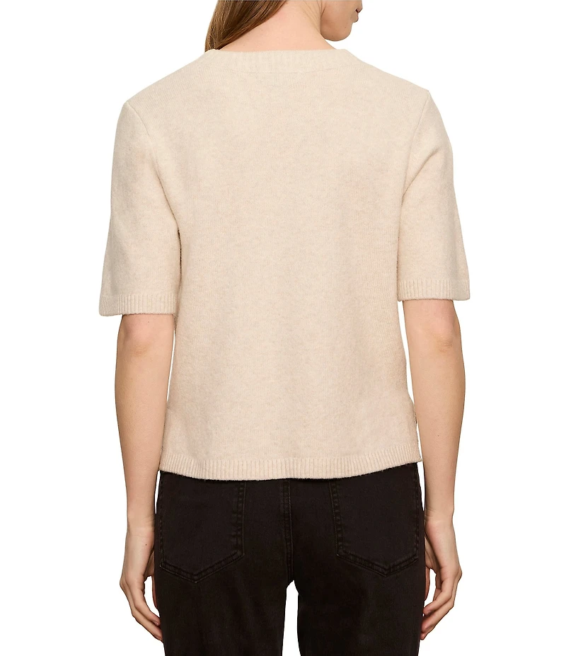 Sanctuary The Perfect Crew Neck Short Sleeve Sweater Top