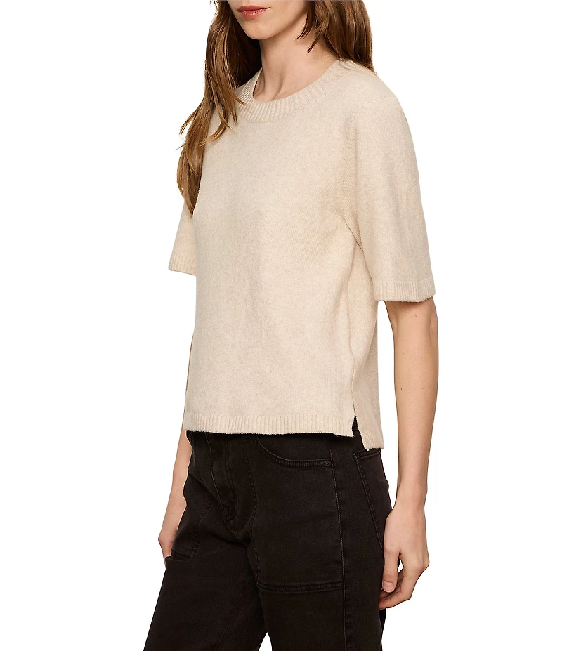 Sanctuary The Perfect Crew Neck Short Sleeve Sweater Top