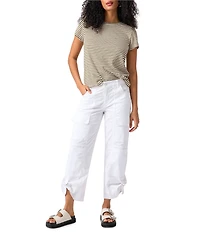 Sanctuary The Perfect Tee Crew Neck Print Short Sleeve Top