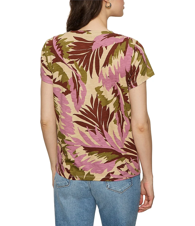 Sanctuary The Perfect Tee Graphic Print Crew Neck Short Sleeve Top