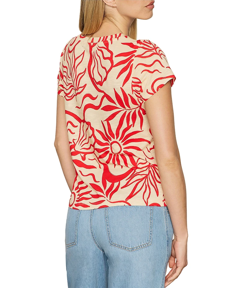 Sanctuary The Perfect Tee Sunny Crew Neck Short Sleeve Top
