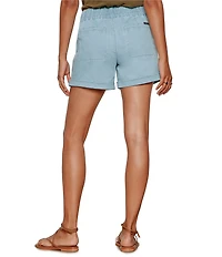Sanctuary Wander On Mid-Rise Cuffed Hem Denim Shorts