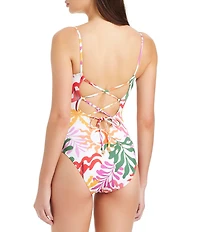 Sanctuary Zodiac Beach Wire V-Neck One Piece Swimsuit
