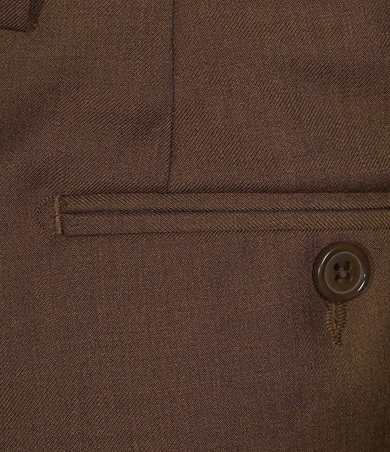 Santorelli Super 130's Bi-Stretch Wool Flat Front Solid Dress Pants
