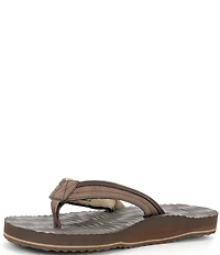 Sanuk Men's Ziggy Plush Flip-Flops