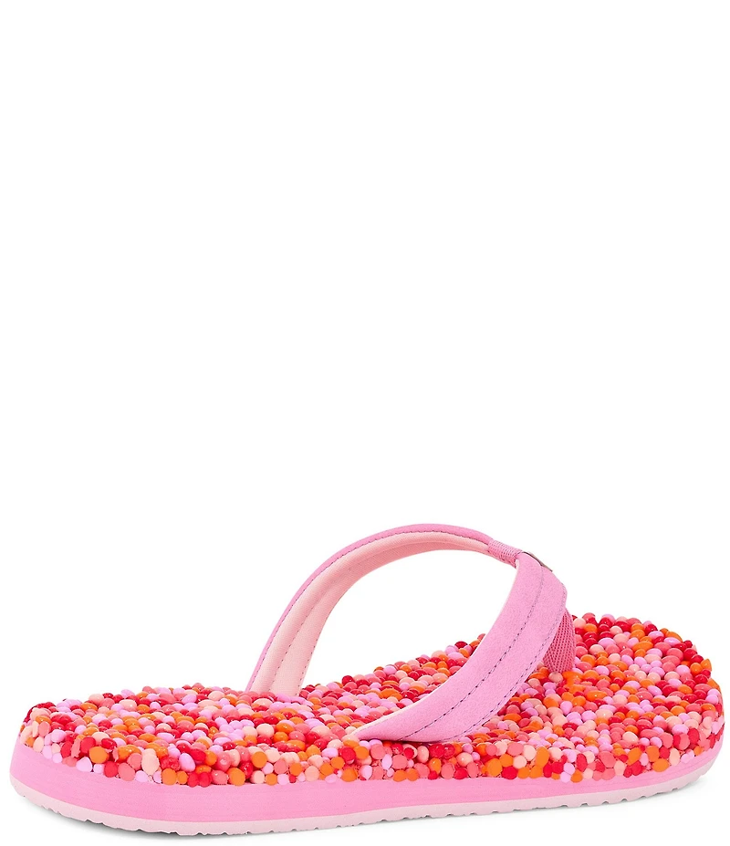 Sanuk Women's Bubblecush Rainbow Flip Flops