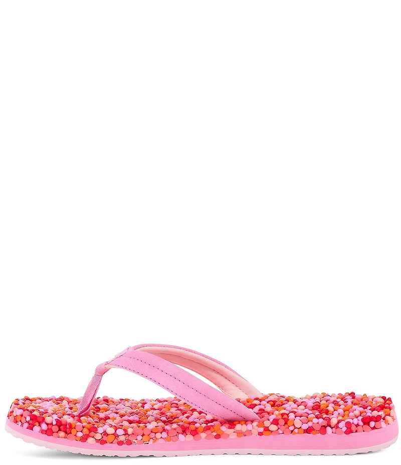 Sanuk Women's Bubblecush Rainbow Flip Flops