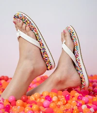 Sanuk Women's Bubblecush Rainbow Flip Flops