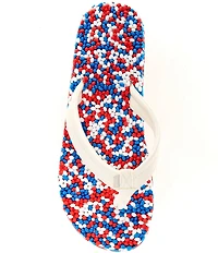 Sanuk Women's Bubblecush Rainbow Flip Flops