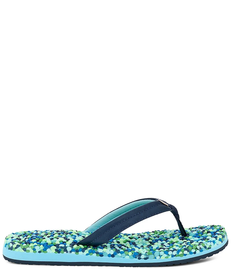 Sanuk Women's Bubblecush Rainbow Flip Flops