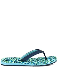 Sanuk Women's Bubblecush Rainbow Flip Flops