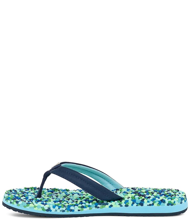 Sanuk Women's Bubblecush Rainbow Flip Flops
