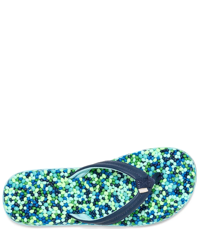 Sanuk Women's Bubblecush Rainbow Flip Flops