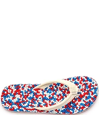 Sanuk Women's Bubblecush Rainbow Flip Flops