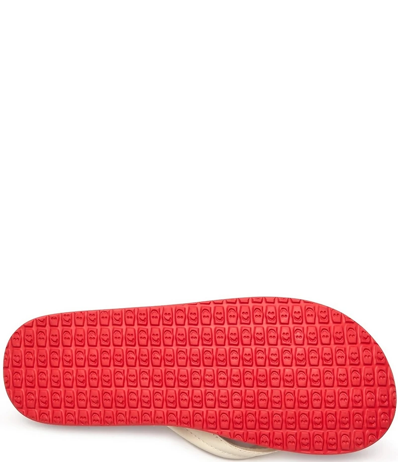 Sanuk Women's Bubblecush Rainbow Flip Flops