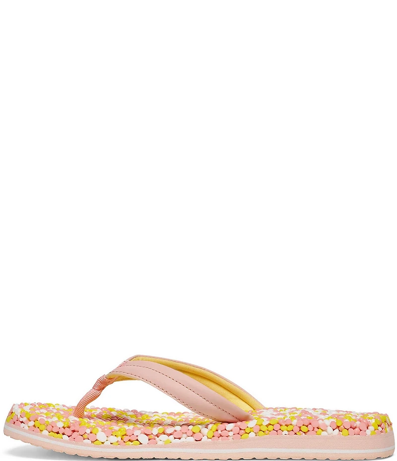 Sanuk Women's Bubblecush Rainbow Flip Flops