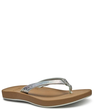 Sanuk Women's Cosmic Shores Iridescent Flip-Flops