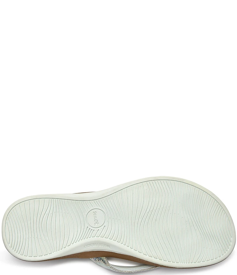 Sanuk Women's Cosmic Shores Iridescent Flip-Flops