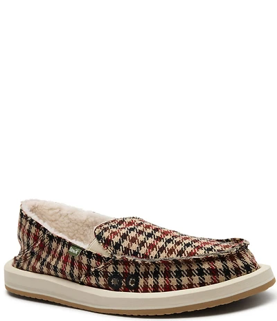 Sanuk Women's Donna Plaid Chill Slip-On Loafers