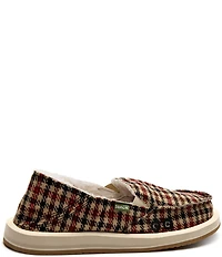 Sanuk Women's Donna Plaid Chill Slip-On Loafers