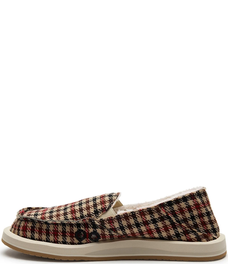 Sanuk Women's Donna Plaid Chill Slip-On Loafers