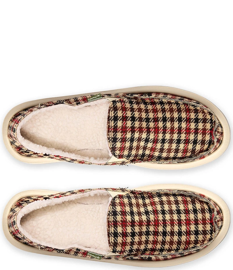 Sanuk Women's Donna Plaid Chill Slip-On Loafers