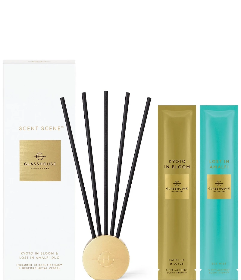 Glasshouse Fragrances Scent Scene™ Duo - Kyoto in Bloom & Lost in Amalfi