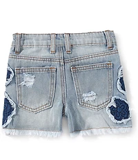 Sara Sara Little Girls Denim Shorts