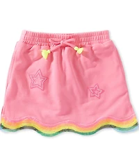 Sara Sara Little Girls Sequin Embellished Star Patterned Skirt