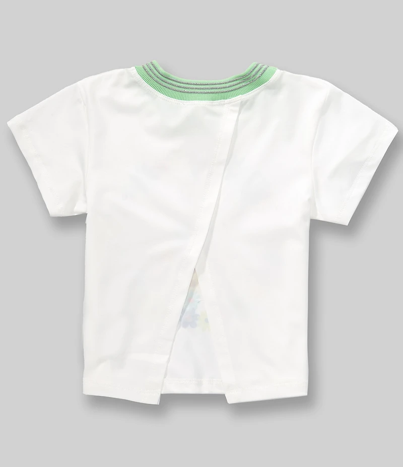 Sara Sara Little Girls Short-Sleeve Peace Sign T-Shirt
