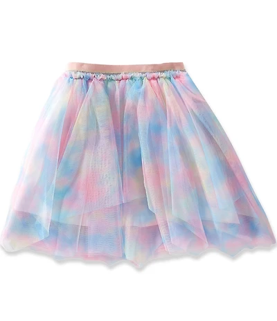 Sara Sara Little Girls Tie-Dye Mesh Tutu Skirt