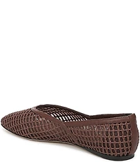 Sarto by Franco Flexa Adalina Woven Square Toe Ballet Flats