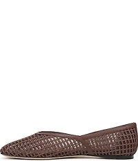 Sarto by Franco Flexa Adalina Woven Square Toe Ballet Flats