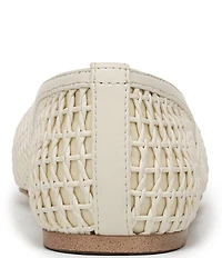 Sarto by Franco Flexa Adalina Woven Square Toe Ballet Flats