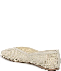 Sarto by Franco Flexa Adalina Woven Square Toe Ballet Flats