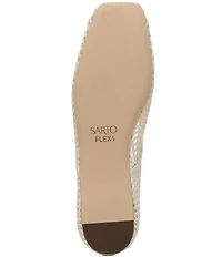 Sarto by Franco Flexa Adalina Woven Square Toe Ballet Flats