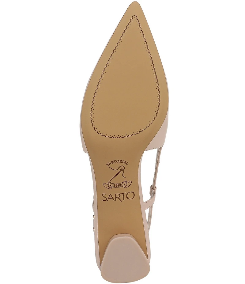 Sarto by Franco Sarto Amelie Leather Slingback Pumps