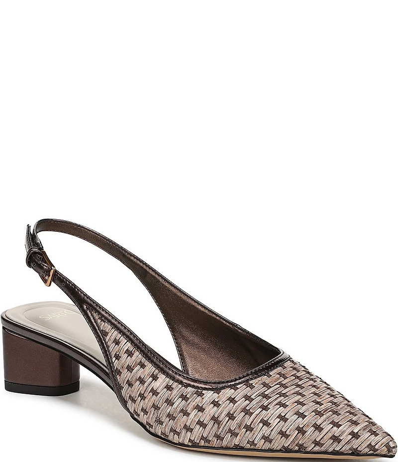 Sarto by Franco Sarto Amelie Woven Slingback Pumps