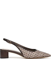 Sarto by Franco Sarto Amelie Woven Slingback Pumps