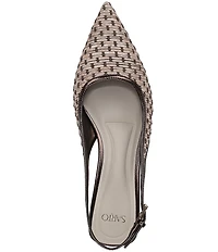 Sarto by Franco Sarto Amelie Woven Slingback Pumps