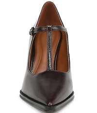 Sarto by Franco Sarto Atley Leather T-Strap High Heel Pumps