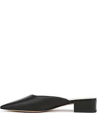 Sarto by Franco Sarto Bennet Leather Pointed Toe Block Heel Mules